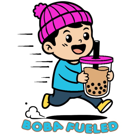 Boba Fueled 20 oz Water Bottle
