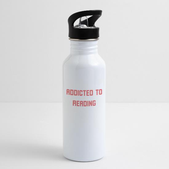 Addicted To Reading 20 oz Water Bottle