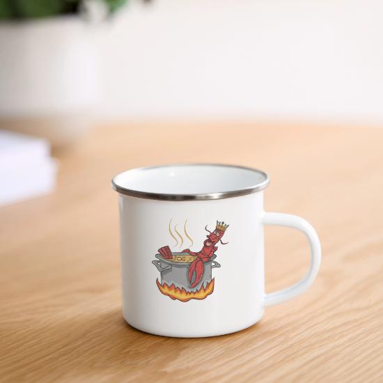 Plain Enamel Mug 5 Plain Enamel Mug