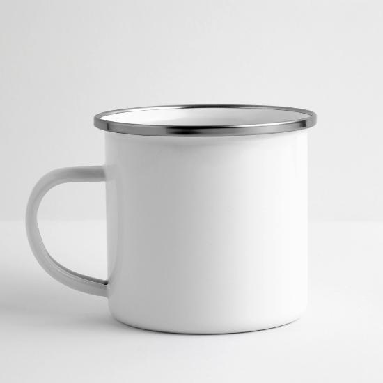 Plain Cupcake Enamel Mug