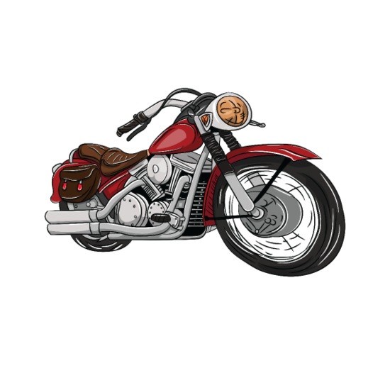 Plain Bike 14 oz Travel Mug with Handle