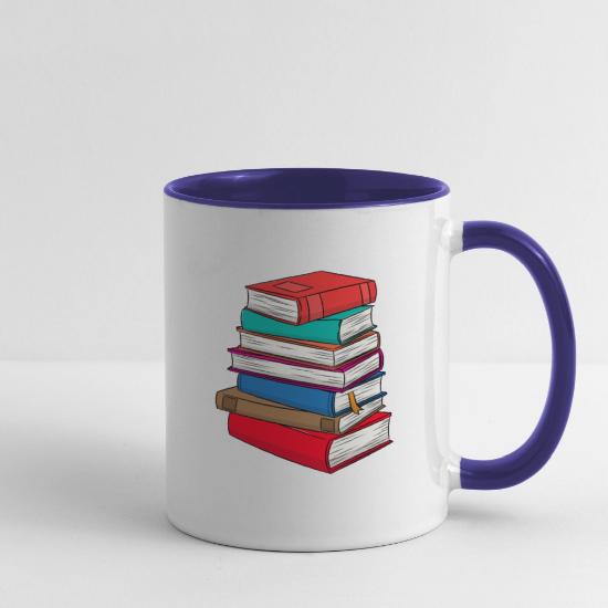 Plain Books Two-Tone Mug