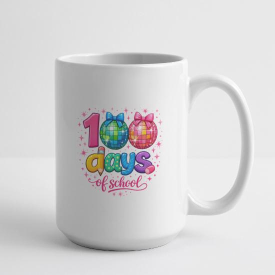 100 Days Of School Teacher And Students First Day Coffee/Tea Mug 15 oz