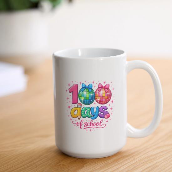 100 Days Of School Teacher And Students First Day Coffee/Tea Mug 15 oz