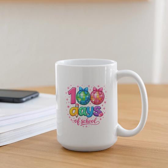 100 Days Of School Teacher And Students First Day Coffee/Tea Mug 15 oz