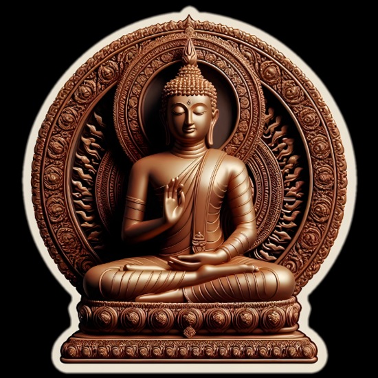 Meditating Buddha Teaching Mudra Women’s Soft Shell Jacket