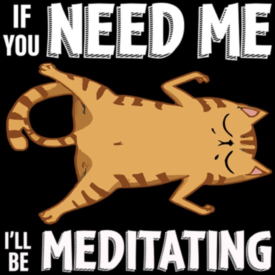 Cat Meditation Mindfulness meditation Women's Jogger Short