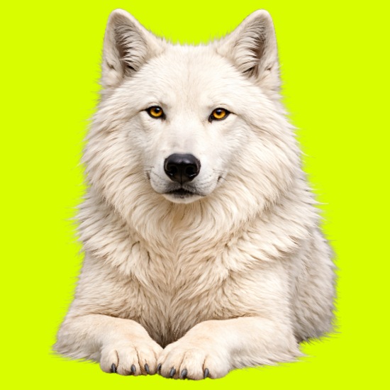 Arctic Wolf Portrait Women’s Performance Racerback Tank Top