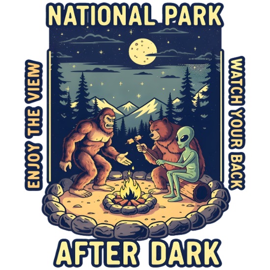 National Park After Dark Campfire Women's Jogger Short