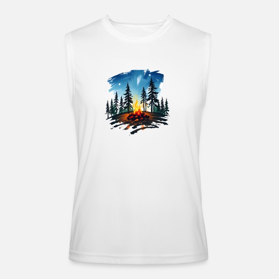 Campfire in the Wilderness Men’s Performance Sleeveless Shirt
