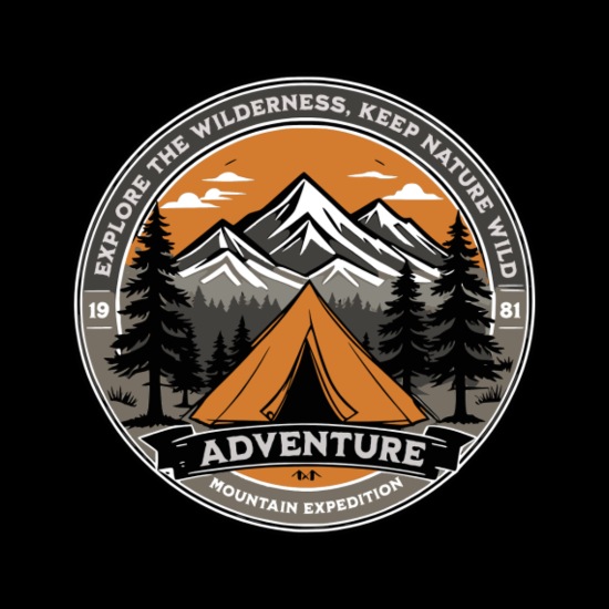 Adventure Await Wilderness Camping Men’s Performance Sleeveless Shirt