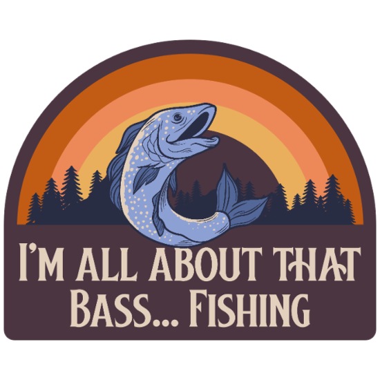 Bass Fishing Sunset funny Tee Women's Flowy Tank Top