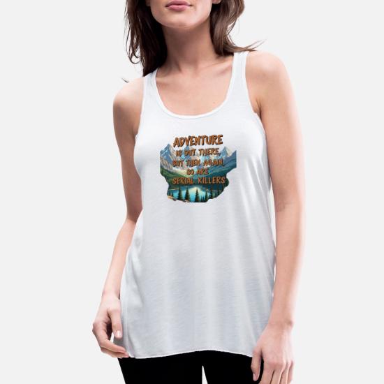 Adventure Mountains: Serial Twist Women's Flowy Tank Top