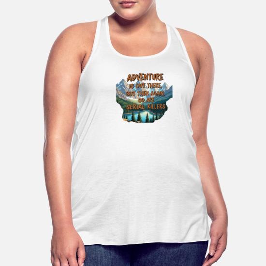 Adventure Mountains: Serial Twist Women's Flowy Tank Top
