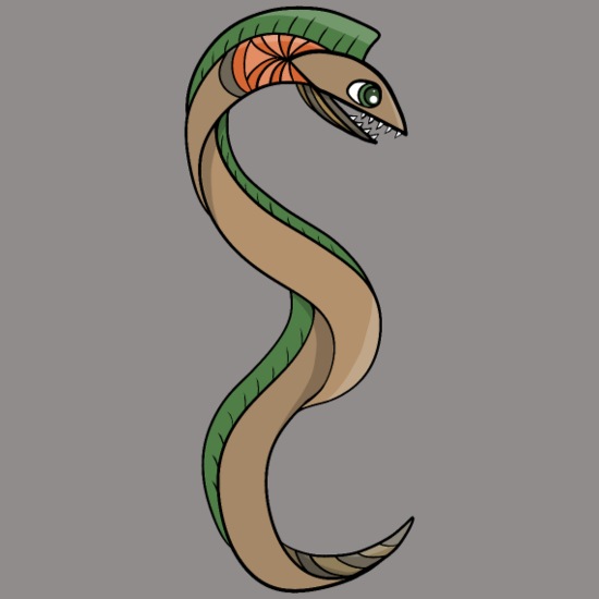 A Snake with sharp teeth Women's Curvy Relaxed Tank Top