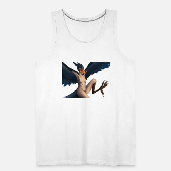 A mythical harpy with sharp claws Men's Premium Tank Top