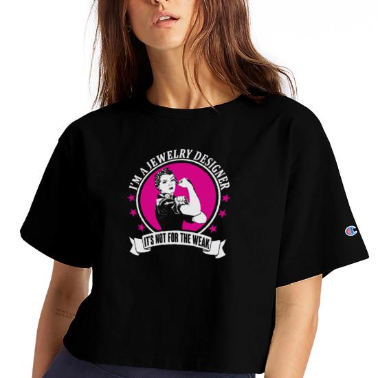 Jewelry Designer Champion Women’s Cropped T-Shirt