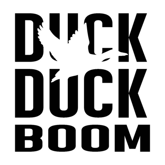 Duck Hunting Shirt, Duck Duck Boom, Duck Hunting Buttons small 1'' (5-pack)