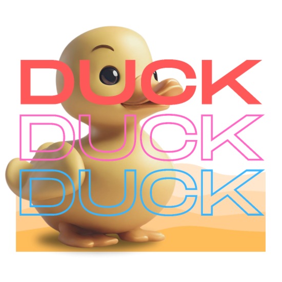 DUCK DUCK DUCK Buttons small 1'' (5-pack)