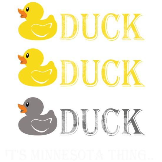 Duck Duck Gray Duck Minnesota Buttons small 1'' (5-pack)