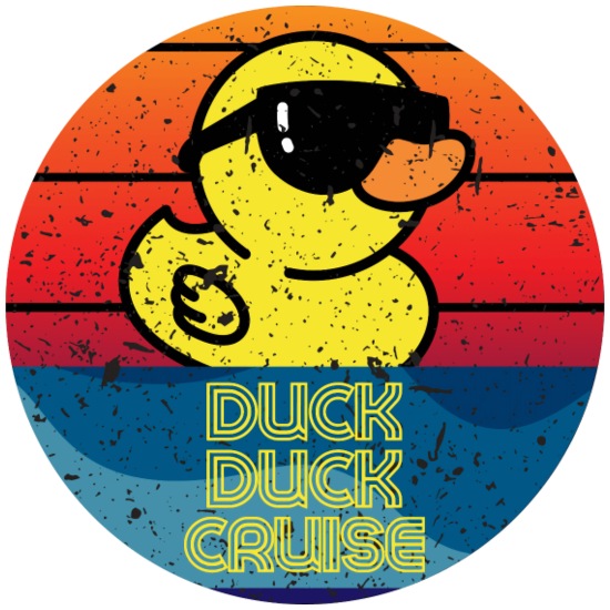 Duck Duck Cruise Buttons small 1'' (5-pack)