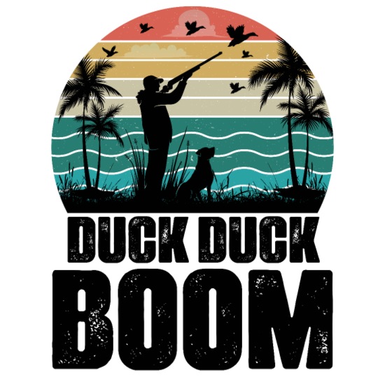 Duck Duck Boom Buttons large 2.2'' (5-pack)