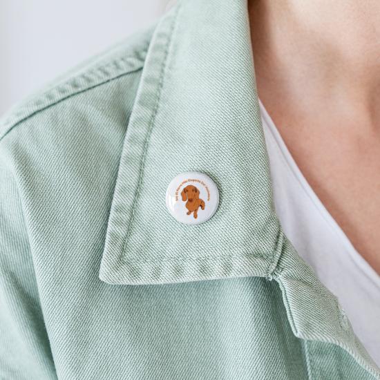 Dachshund spanish quote Buttons small 1'' (5-pack)