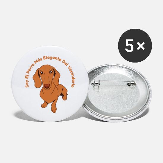 Dachshund spanish quote Buttons small 1'' (5-pack)