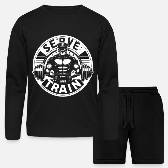 Serve And Train Bella + Canvas Unisex Sweatshirt & Short Set