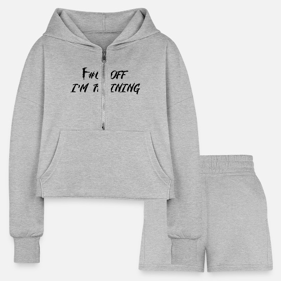 Im Training Women’s Cropped Hoodie & Jogger Short Set