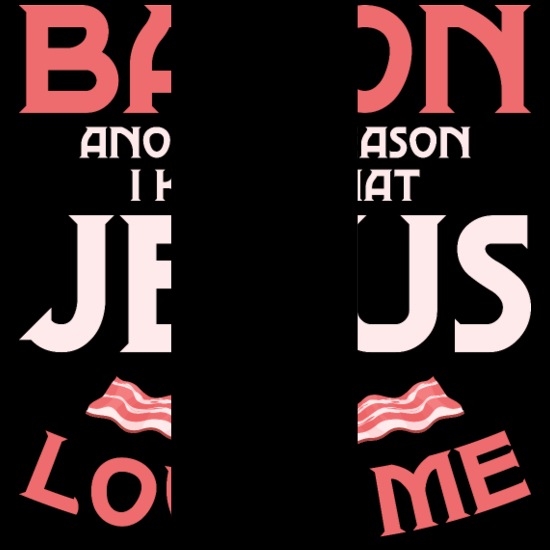 Bacon Another Reason I Know That Jesus Loves Me Women’s Cropped Hoodie & Jogger Short Set