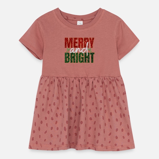 Merry And Bright Infant Baby Rib Dress 6 Merry And Bright Infant Baby Rib Dress