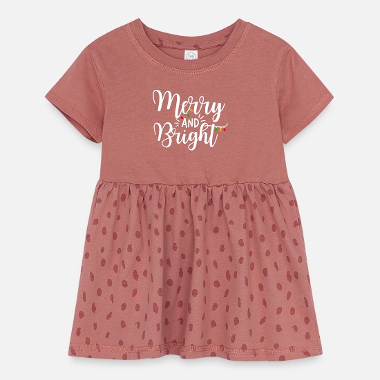 Merry And Bright Infant Baby Rib Dress