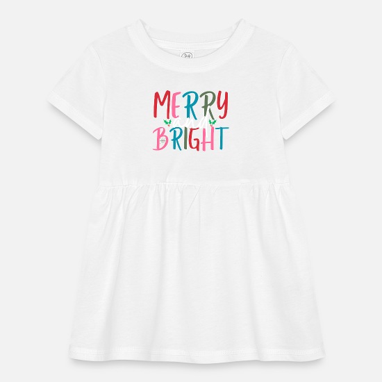 Merry And Bright Infant Baby Rib Dress