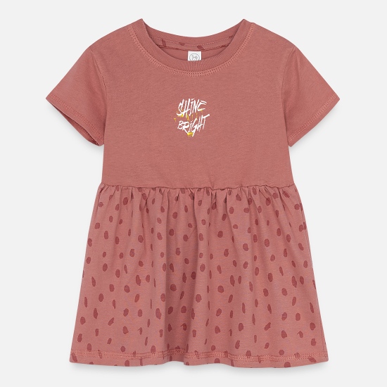 shine bright Infant Baby Rib Dress