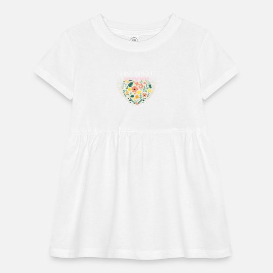 Shine bright  Infant Baby Rib Dress