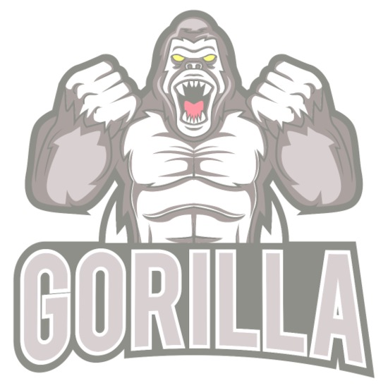 Angry gorilla bright Infant Baby Rib Dress