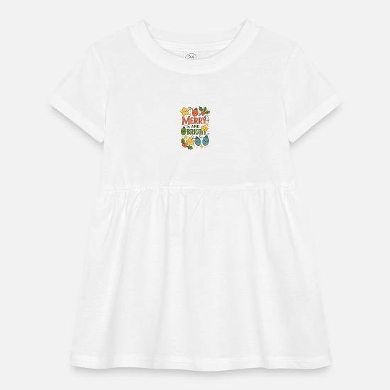 Merry and Bright Infant Baby Rib Dress