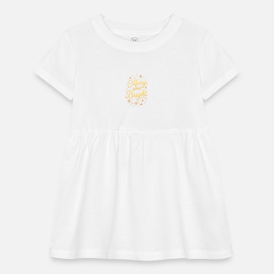 Merry and Bright Infant Baby Rib Dress