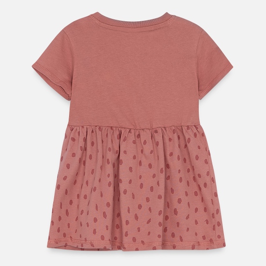 Purple Four Star Buddy Infant Baby Rib Dress
