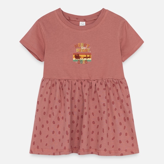 merry & bright 2026 Infant Baby Rib Dress