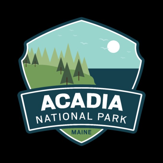 Acadia National Park - Maine Cotton Drawstring Bag