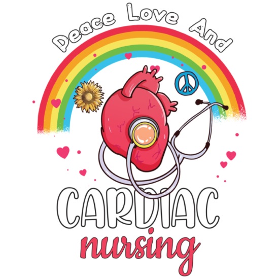 Cartoon Heart Cardiac Nurse Gift Men’s Performance Sleeveless Shirt