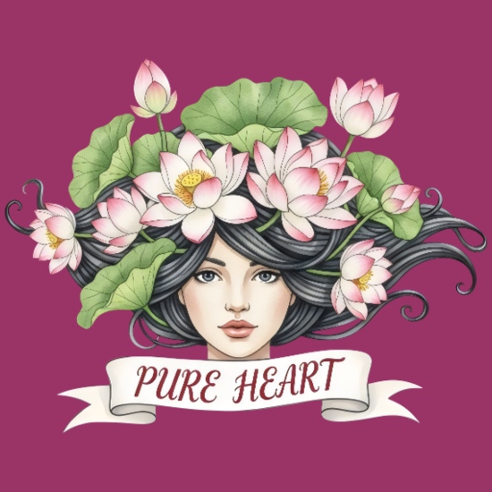 Lotus Flower Woman Art – Pure Heart, Botanical Women’s Soft Shell Jacket