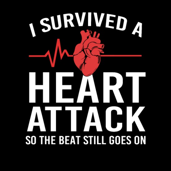 Heartbeat Heart Attack Survivor I Survived Bella + Canvas Unisex Short