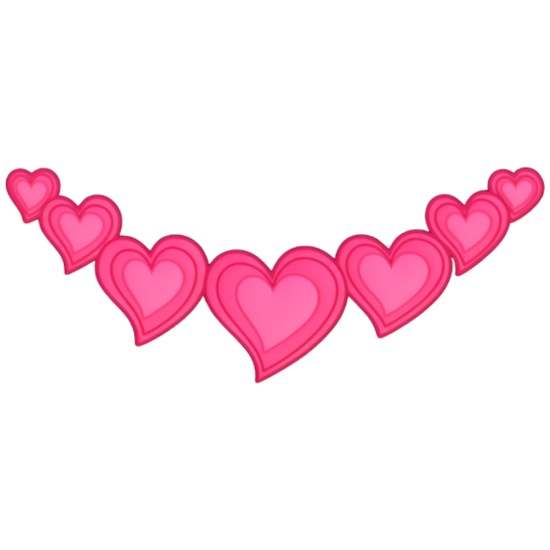 Neon Heart Garland Women's Jogger Short