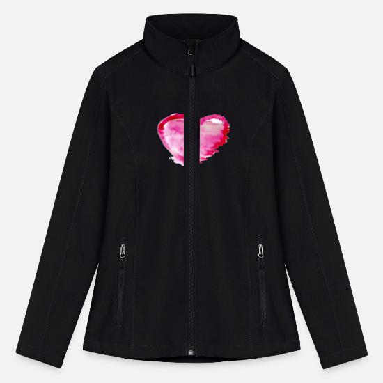 Heart, Heart Icon, Heart Symbol, Red Heart, Love Women’s Soft Shell Jacket