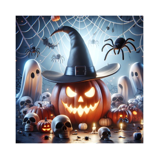 happy halloween Men's Moisture Wicking Performance Long Sleeve T-Shirt