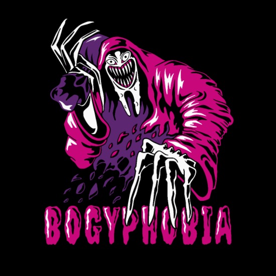 Bogyphobia scary creature Bogyphobia scary creatur Women’s Performance Racerback Tank Top