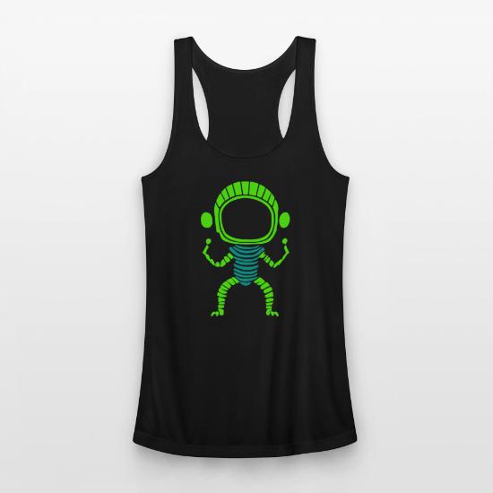 Alien Creature Vector Women’s Performance Racerback Tank Top